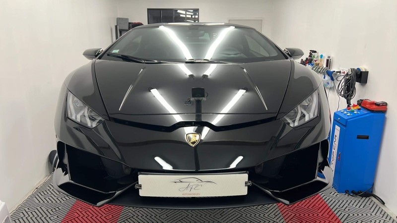 Lamborghini Huracán LP 610 - Correction Vernis + Pose de Céramique carrosserie Krytex 9.9.8 