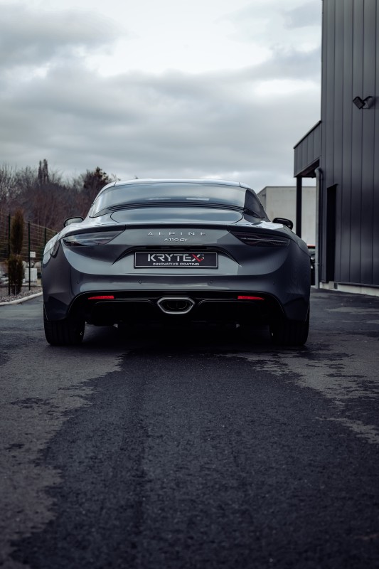 Alpine A110 GT 2023 Protection Céramique KRYTEX 9.9.8. Carrosserie / Megaglass Vitres / MegaRims Jantes & étriers de frein.