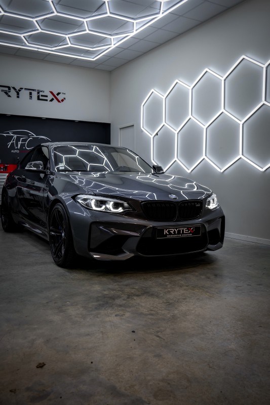 Polissage/lustrage de vernis & pose de céramique Carrosserie Krytex 7h+BMW M2 370ch