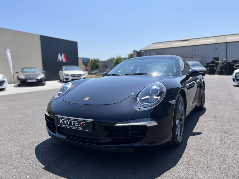 CENTRE ESTHÉTIQUE AUTOMOBILE POUR DETAILING ET POSE D'UN TRAITEMENT CÉRAMIQUE KRYTEX 7h+ Porsche 911 (991) Carrera S à Le Mans proche Laval